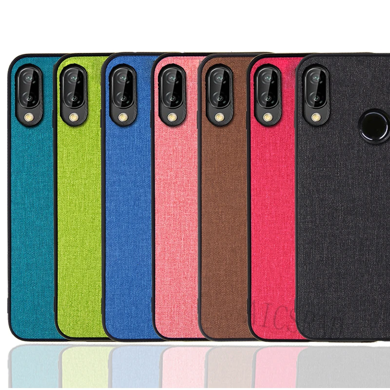 

Cloth Phone Case For Huawei P20 P30 Mate 20 X Lite Pro P Smart Plus Y9 2019 2018 Nova 3 3i 4 On For Honor 7C Pro 8X Max 8C Cover
