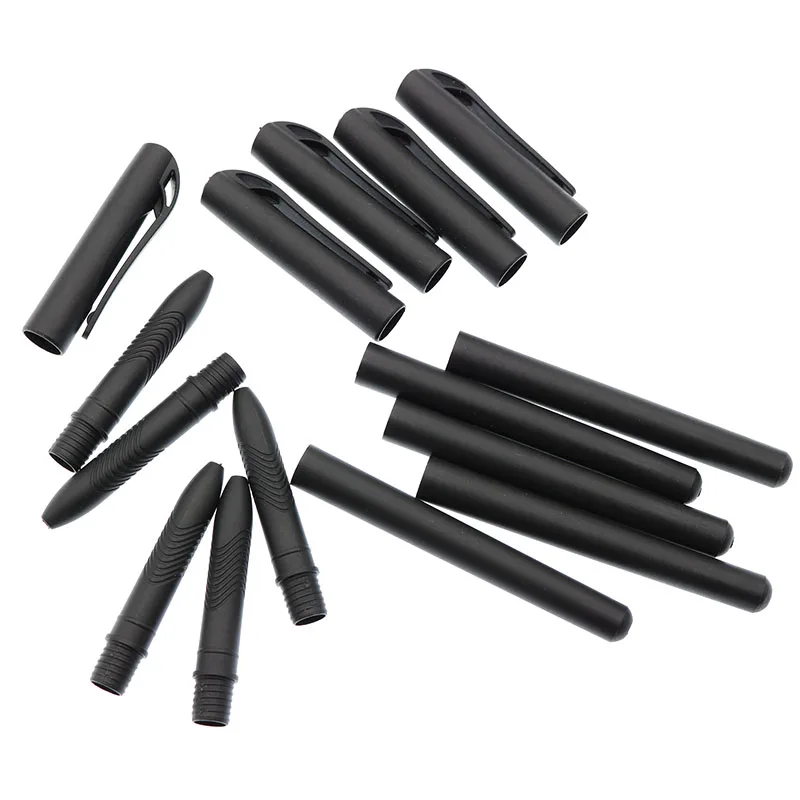 

5 Pieces / Set Of Black Gel Pen Case Pen Sets Simple And Cheapest Student Office Accessories