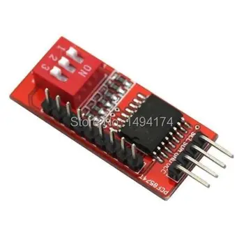 

WQScosea Q8S-143 PCF8574T I/O I2C Port Interface Support Cascading Extended Communication Module Breakout Board For Arduino