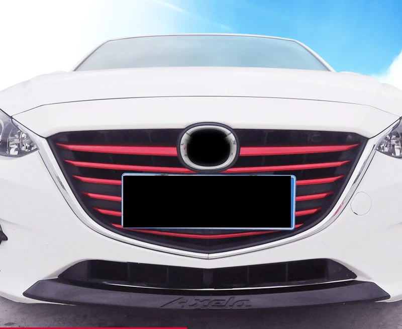 11pcs for Mazda 3 Axela 2014-2016 front Grille strip sticker | Автомобили и мотоциклы