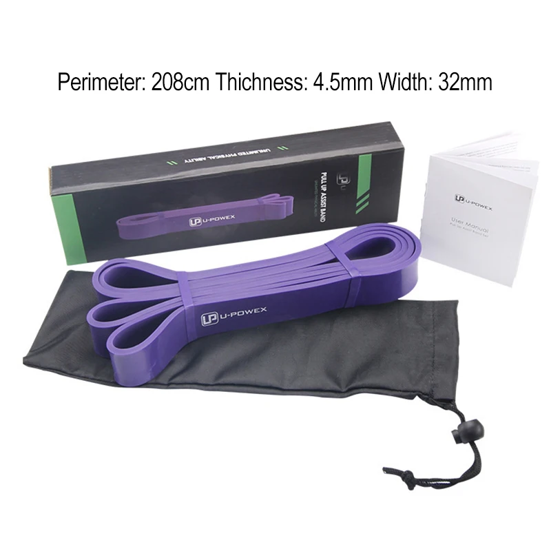 AOPI Yoga Fitness Equipment Training Workout Band Crossfit Resistance Latex Band Rubber Loop Band Pilates Pull Up Exercise Bands