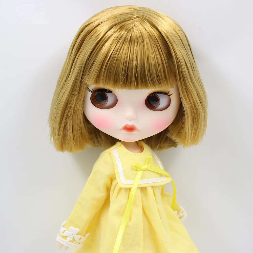 

ICY Nude Blyth Doll No. BL0635 Blonde hair Carved lips Matte customized face Joint body 1/6 bjd