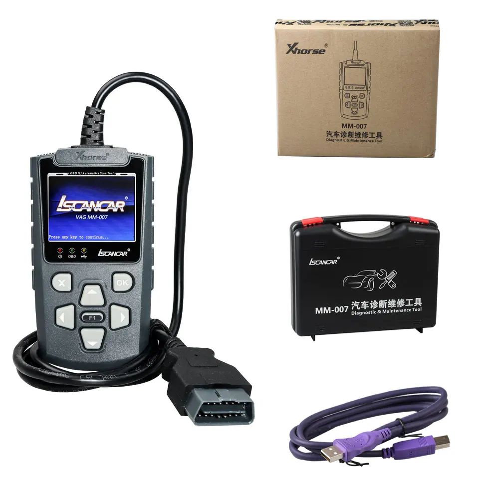 New Xhorse Iscancar VAG MM-007 Diagnostic and Maintenance Tool Support Offline For VAG MM007 Refresh for VWAudiSkodaSeat (9)