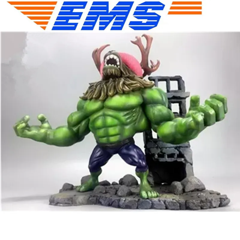 

12'' Statue The Avengers Superhero Hulk COS SD One Piece Tony Tony Chopper Full-Length Portrait GK Bust Action Figure Toy P924