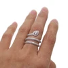 Bague serpent longue pour femmes, nouveau Design, avec Micro pavé, CZ, mode, couleur argent, vente en gros, 2022 ► Photo 2/6