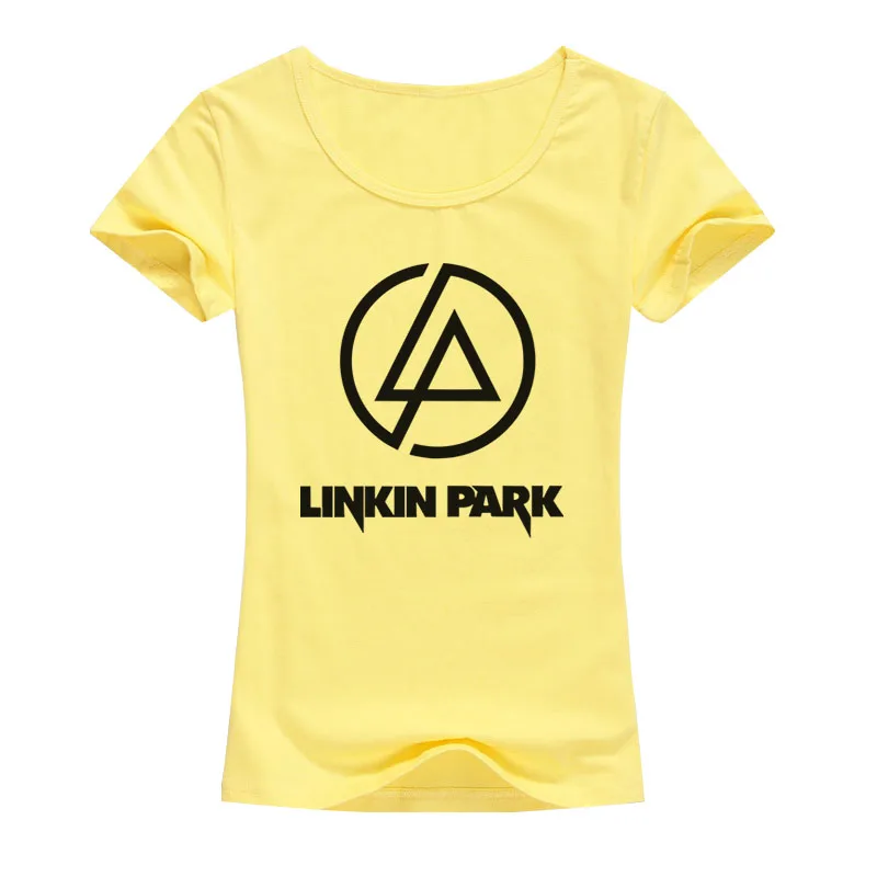 Летний топ linkin park Футболка женская одежда короткий рукав женская футболка рок-музыка хип-хоп футболки linkin park Gilr футболки A118