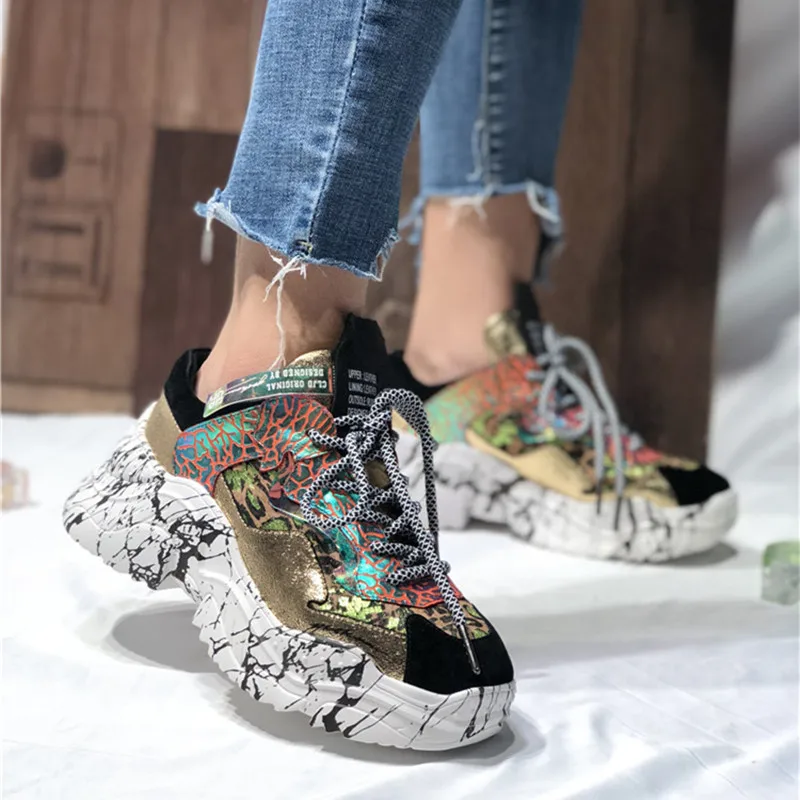 as Dentelle Automne Pic Dames Femme Haute Zapatos forme Sneakers Plate Cuir Talons De Up Feminino Pic Chaussures Sapato En Mujer As Femmes fRqFBzcxw
