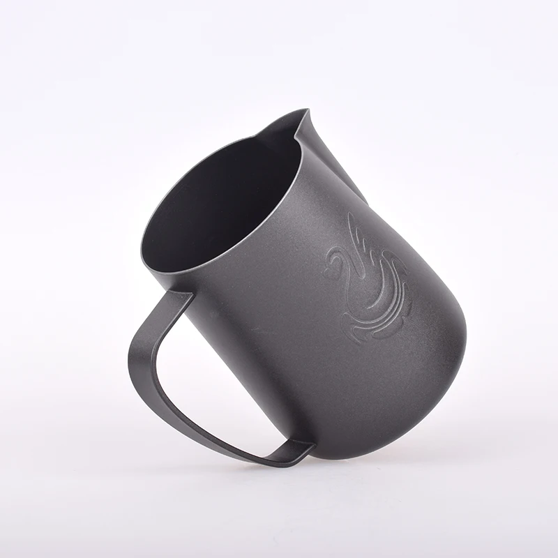  Swan Kitchen Stainless Steel Milk frothing jug Espresso Coffee Pitcher Barista Craft Coffee Latte M - 33045899041