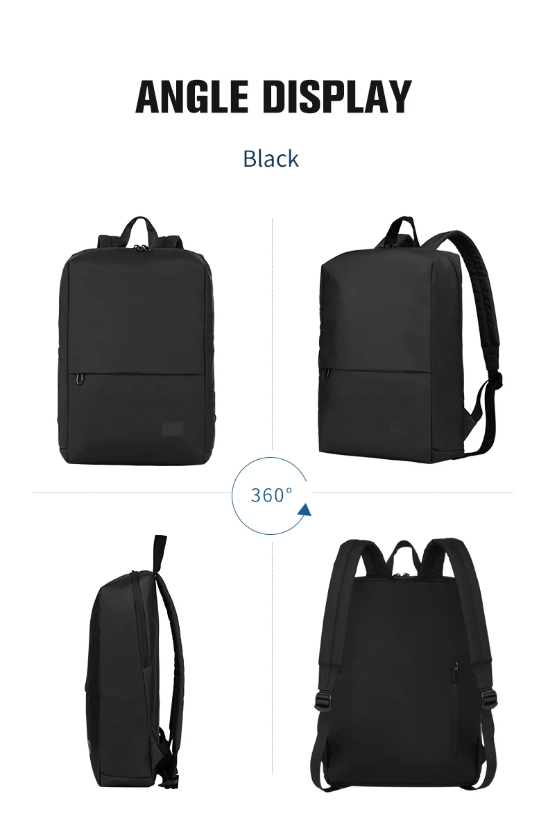Mixi, элегантный дизайн, мужской рюкзак, женский, рукав для ноутбука, сумка для мальчиков и девочек, школьная сумка на плечо,, модный, черный, синий, 16 дюймов, M5662