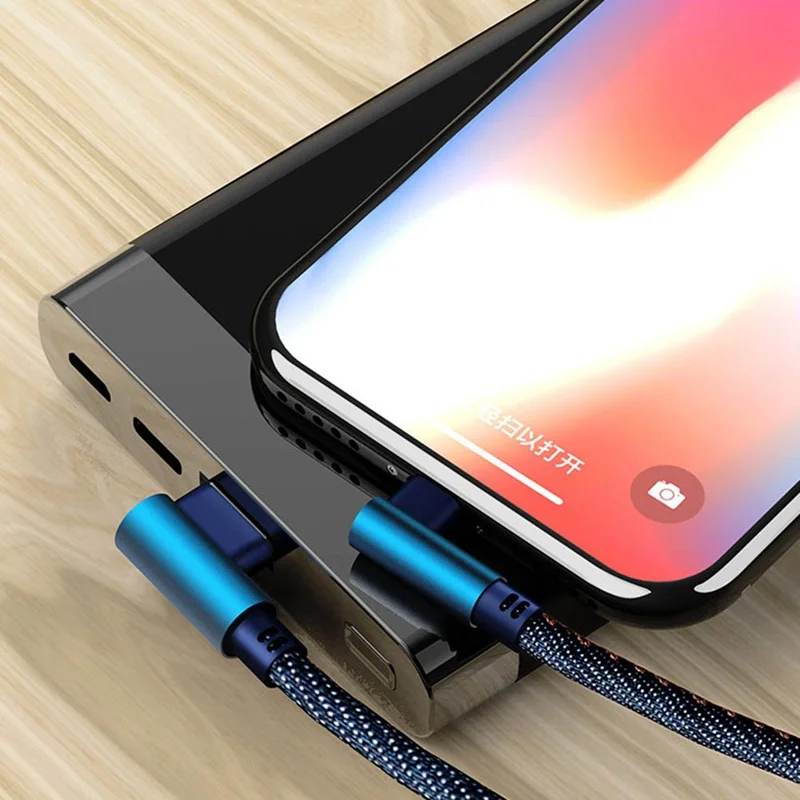 1 м usb type C 90 Быстрая зарядка Usb C кабель type-c кабель для передачи данных зарядное устройство для Android Usb-c USB кабель