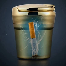 Высокое качество, автомобильная светодиодная пепельница, подстаканник для сигарет, пепельница для Skoda Octavia A5 A7 Superb Fabia Rapid YETI Kodiaq, аксессуары