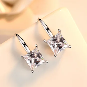 

Korean Temperament Rose Gold Luxury Brand Jewelry Women Trendy Summer Accessories Ear Hook 100% 925 Sterling Silver Earing