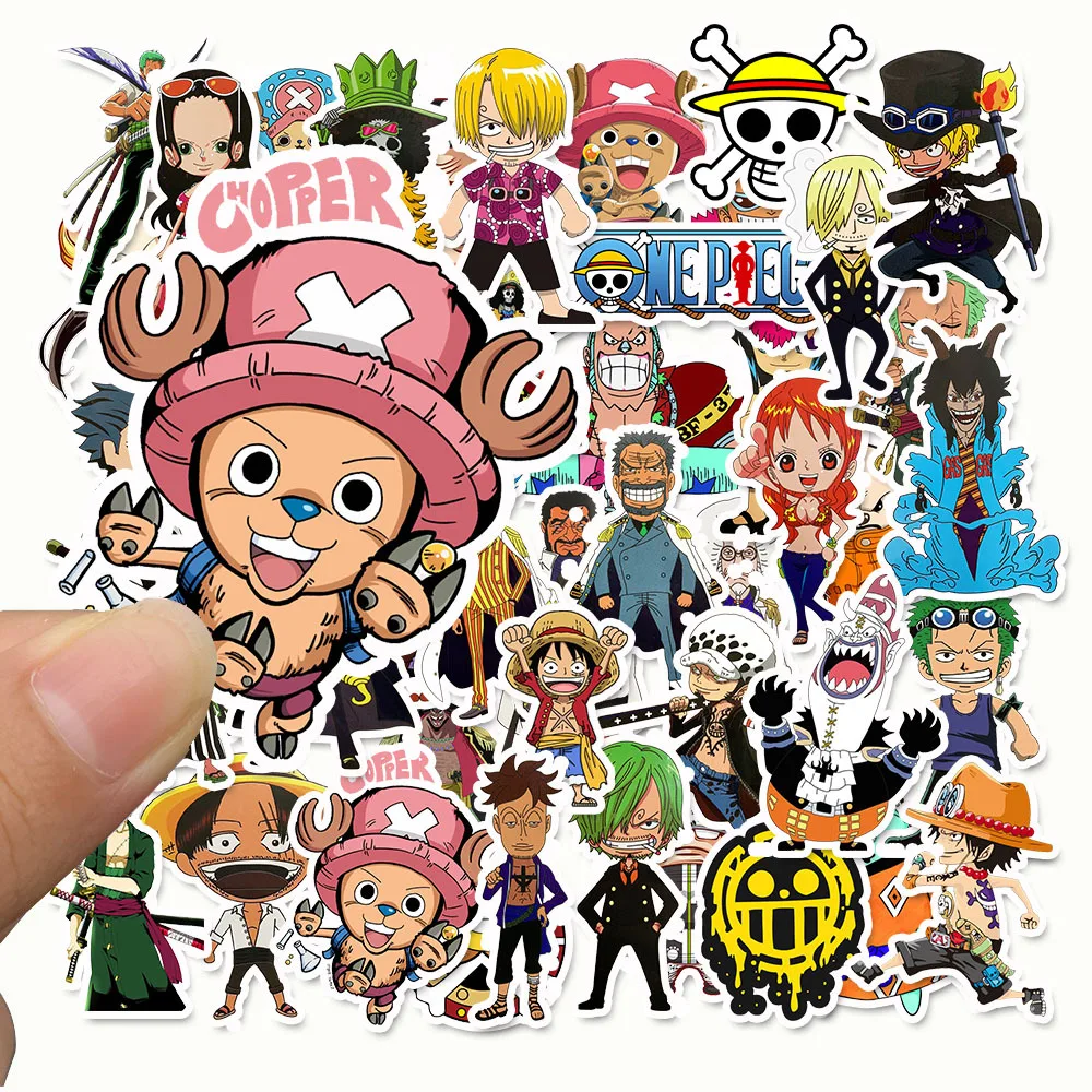 61 шт. Аниме one piece sticker s bomb Luffy наклейка s Наклейка для сноуборда багажа автомобиля PS4 рюкзак холодильник ноутбук гитарная наклейка