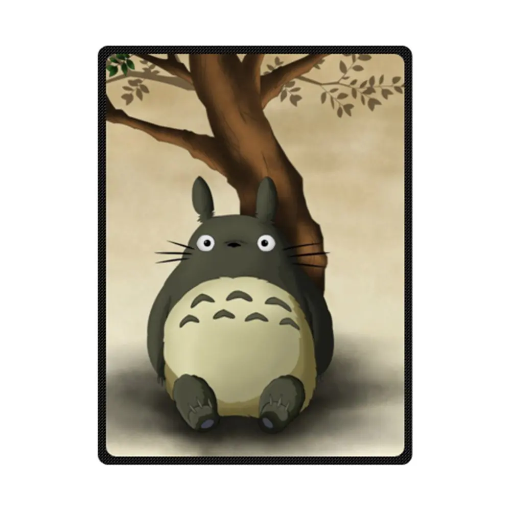 

Memory Home Custom Blanket My Neighbor Totoro Super Soft Warm Fleece Cartoon Blankets Kid Adult Throws Blanket