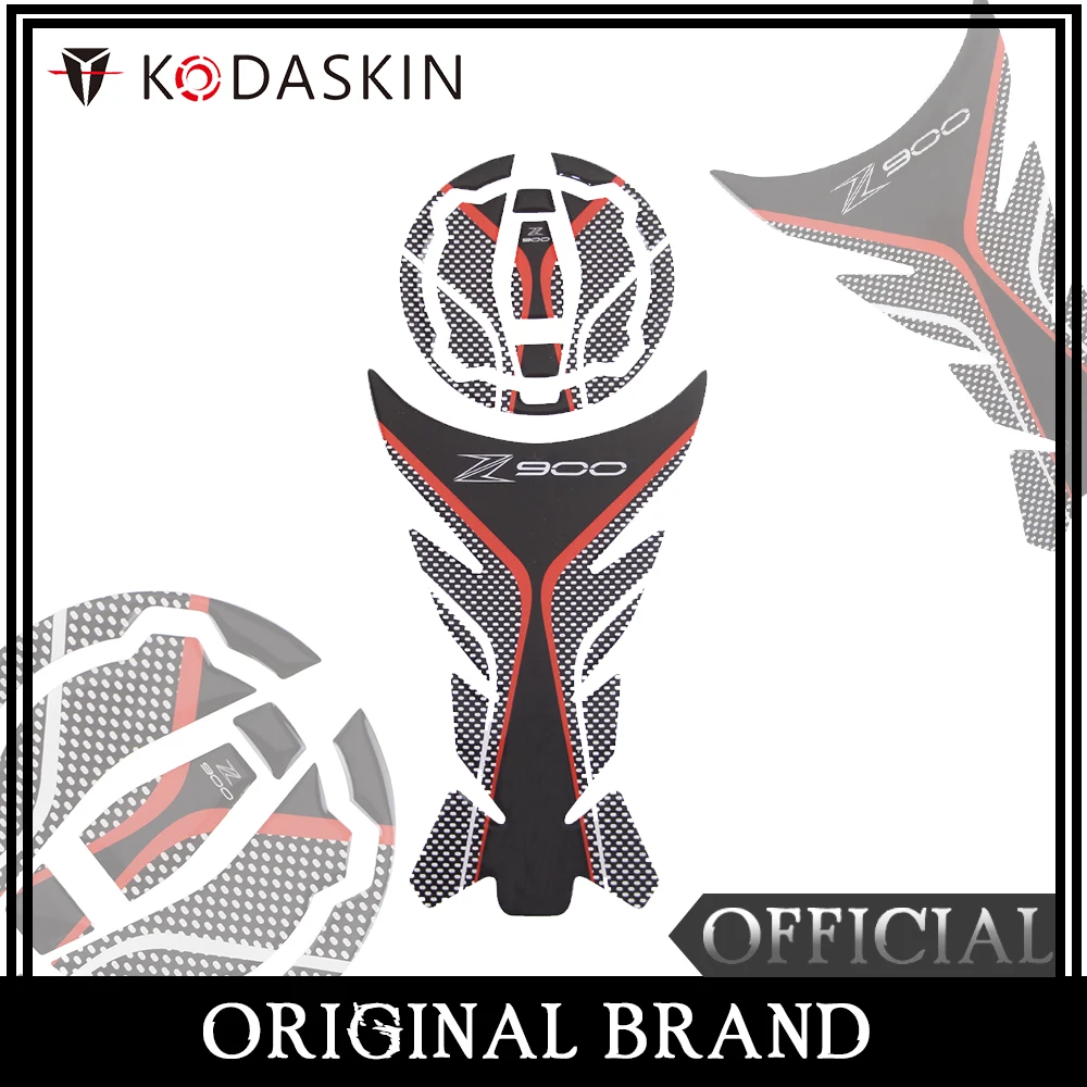 

KODASKIN 3D Gas Tank Pad Protector Sticker Decal for Z900 z900 Red