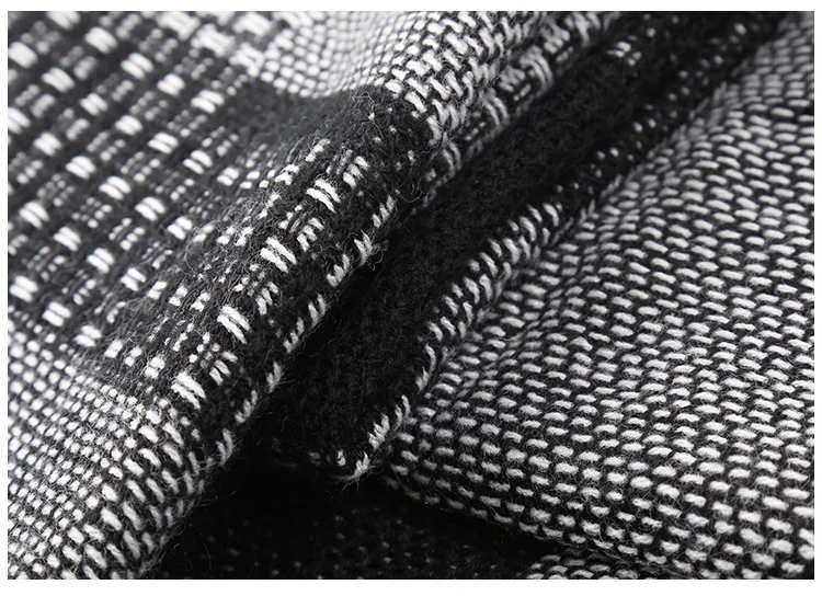POBING зимний роскошный брендовый шарф геометрический узор кашемир теплый большой размер одеяло шаль Испания плед квадратные шарфы обертывания