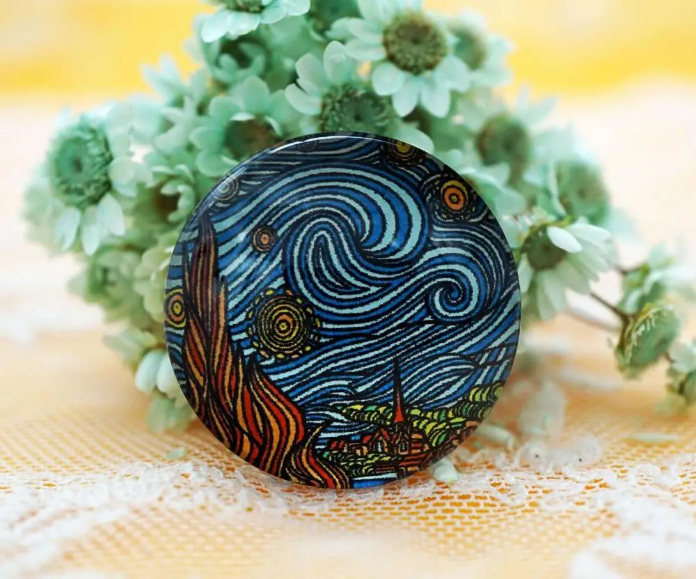 3000-670 10 шт./лот, Круглый Кабошон 8-20 мм, дерево, стекло, для изготовления браслета, ожерелья, ювелирные изделия для женщин, серьги, шпильки, брошь, поставка для рукоделия - Цвет: 3000-670