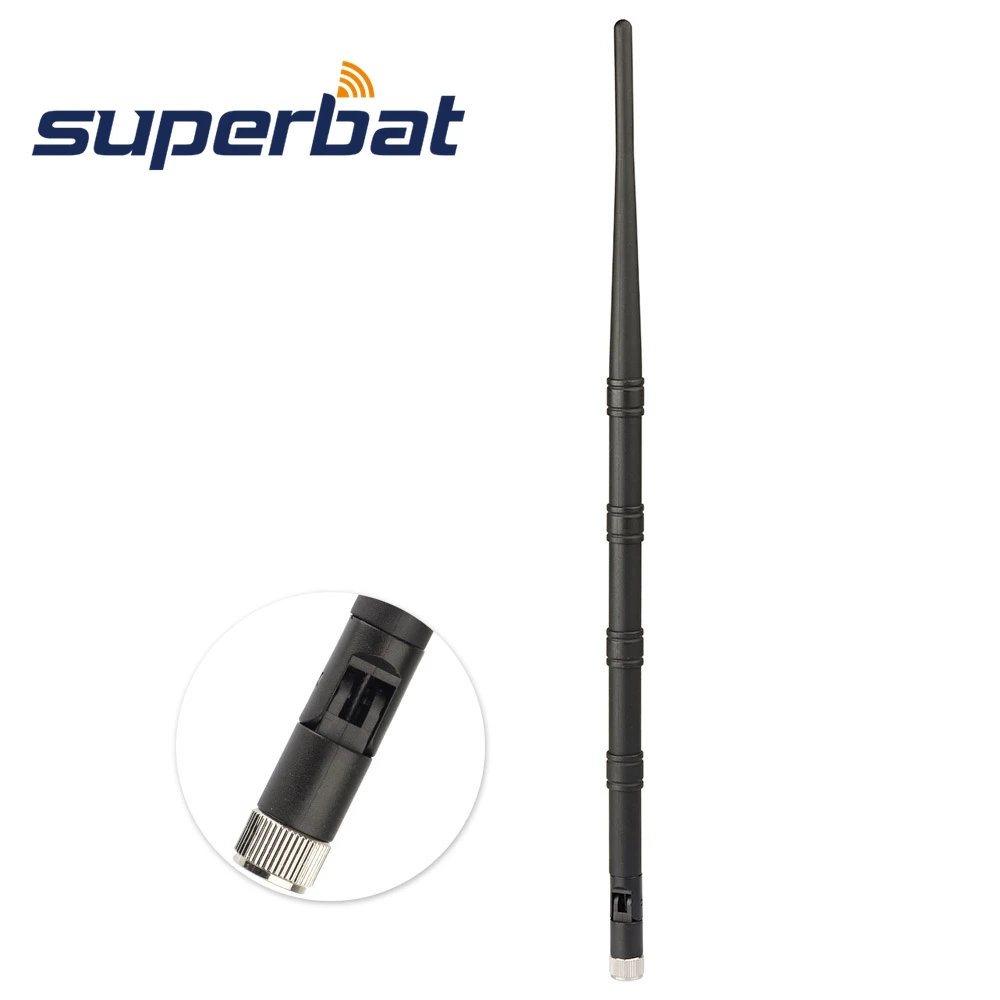 Superbat 2.4GHz 15dbi WiFi Router Tilt-Swivel Wireless LWU Antenna RP-SMA Male(Female pin) Connector wifi antenna