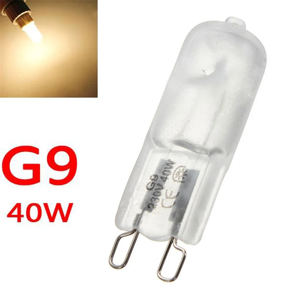 Sale 10 Halogen Light Bulbs Capsule 230V 240V 40W Frosted Lighting Lamp Warm White|light lamp|light bulbhalogen light bulb - AliExpress