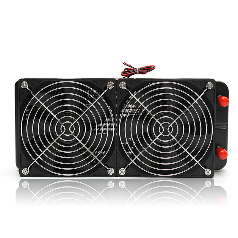 

Copper Tube PC Computer Water-cooled Row For CPU G1/4 240mm Computer Desktop Aluminum Water Cooling 2Fan Radiator Aluminum Thick