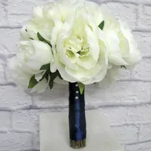 Камелии Свадебные Букеты Белый Искусственные Свадебные Букеты украшения дома