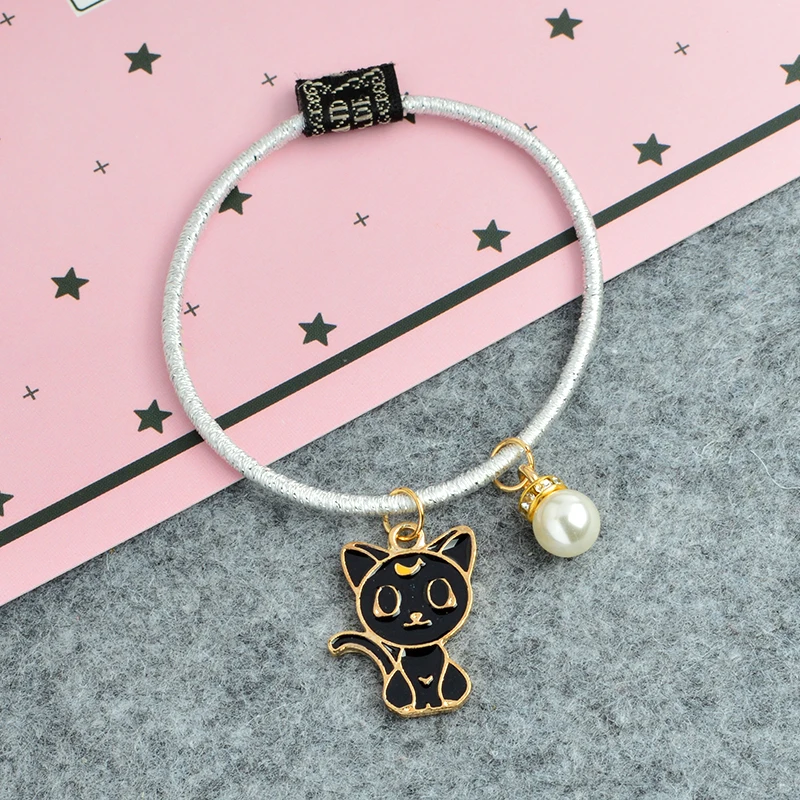 

8 styles Cartoon Anime Headbands Sakura Bow tie Star Stick Bird Card Captor Kero Cat Elastic Hair Band Headdress For Kids Girls