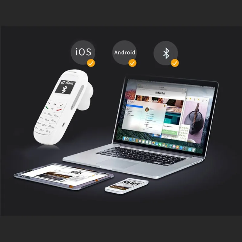 Bluetooth гарнитура GT BM70 с поддержкой Sim карты|Смартфоны| |