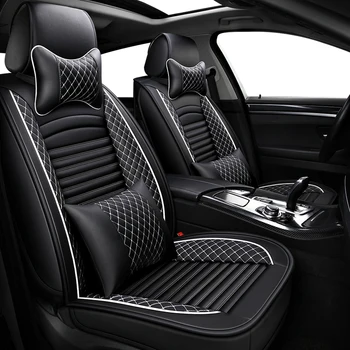 

( Front + Rear ) PU Leather car seat covers for Renault all models kadjar fluence Captur Laguna Megane Latitude auto styling