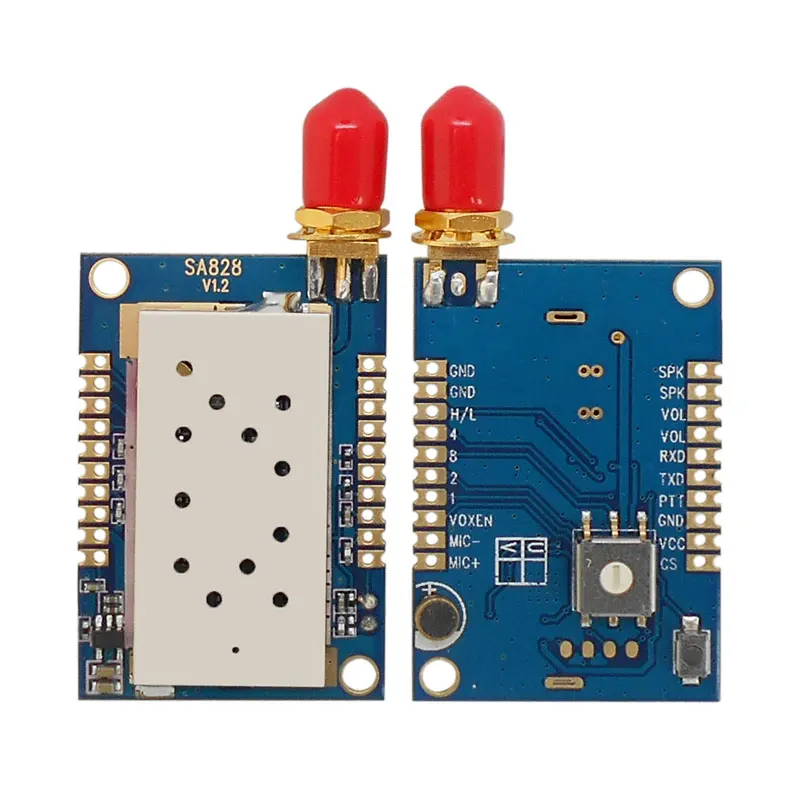 

2pcs/lot Wireless FM modulation SA828 All-in-One UHF | VHF Frequency Embedded walkie talkie modules