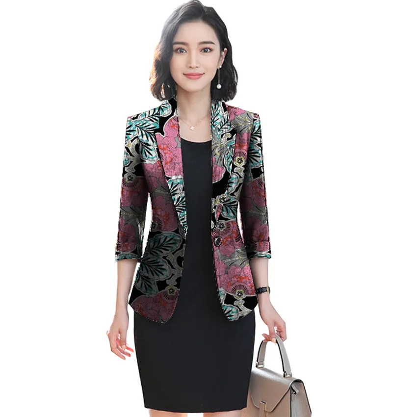 

African festival fashion print women slim blazers elegant design style tops dashiki casual suit africa clothing