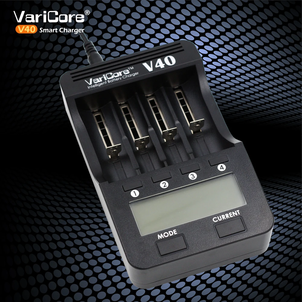 Varicore V40 v20i V10 U4 Зарядное устройство для 3 7 в 18650 26650 18500 16340 14500 18350 литий ионный