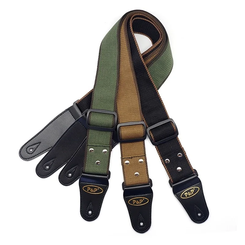 Free shipping studs cotton wood guitar straps, personality