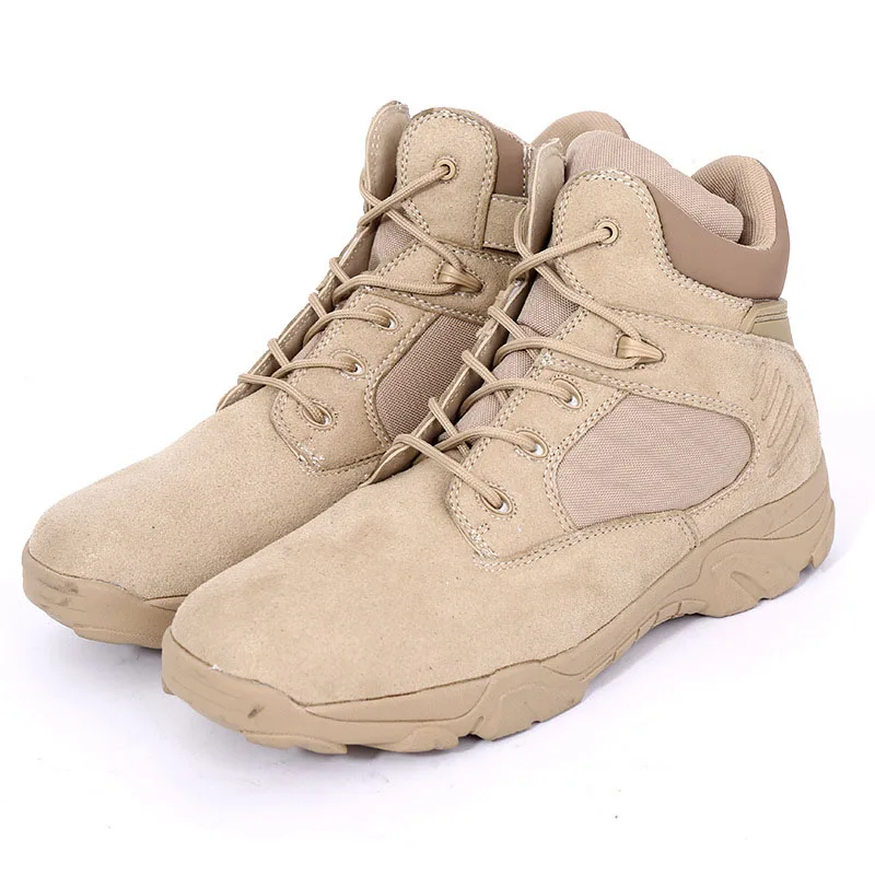 Militaire sand De sand black Armée Cuir En Chaussures Cheville Combat Hommes Ww Tactique Travail Masorini Force Désert Étanche Bottes Spéciale 105 Noir RPw5fw1qH