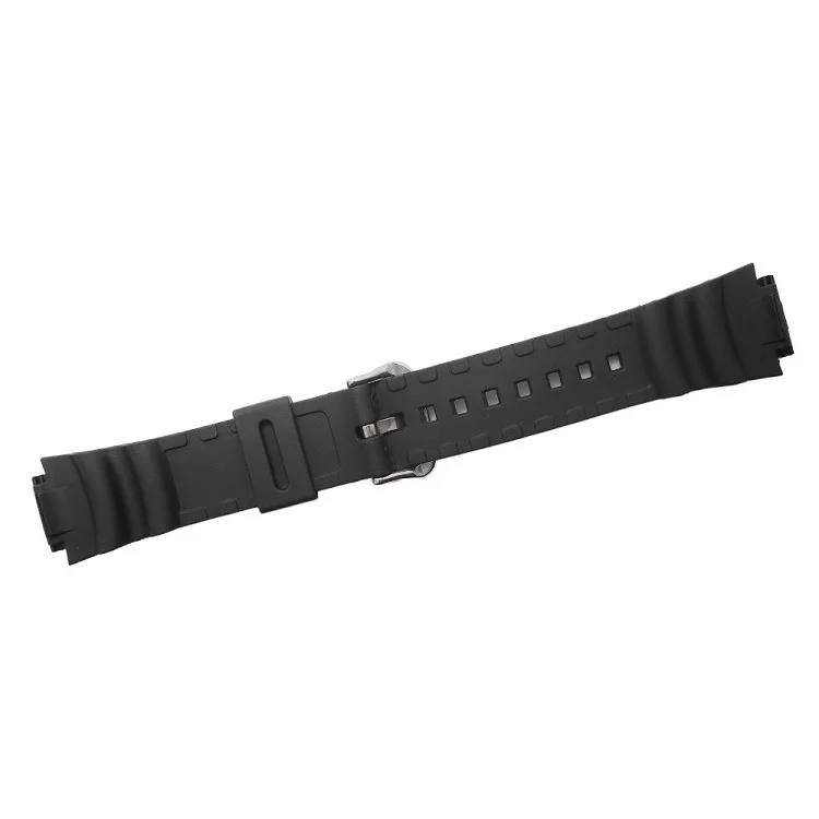Каучуковый ремешок для AE-1000w AQ-S810W SGW-400H/SGW-300H силиконовый ремешок для часов булавки Туфли с ремешком и пряжкой часы на запястье браслет цвета: черный