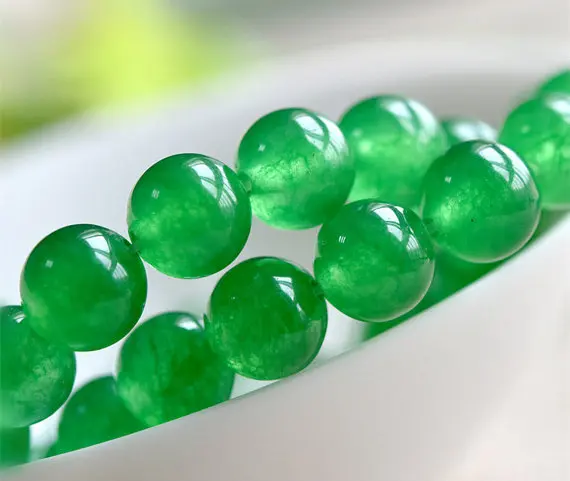 Бусины россыпью с натуральным зеленым камнем 4 16 мм нитка 15 5 дюйма|beads natural|beads 4mmloose