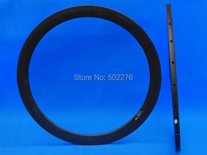 

RIM-T05 : Carbon Glossy Road Tubular Wheel Rim 50mm ( Basalt Brake Side ) Bicycle Wheel Rim 700C