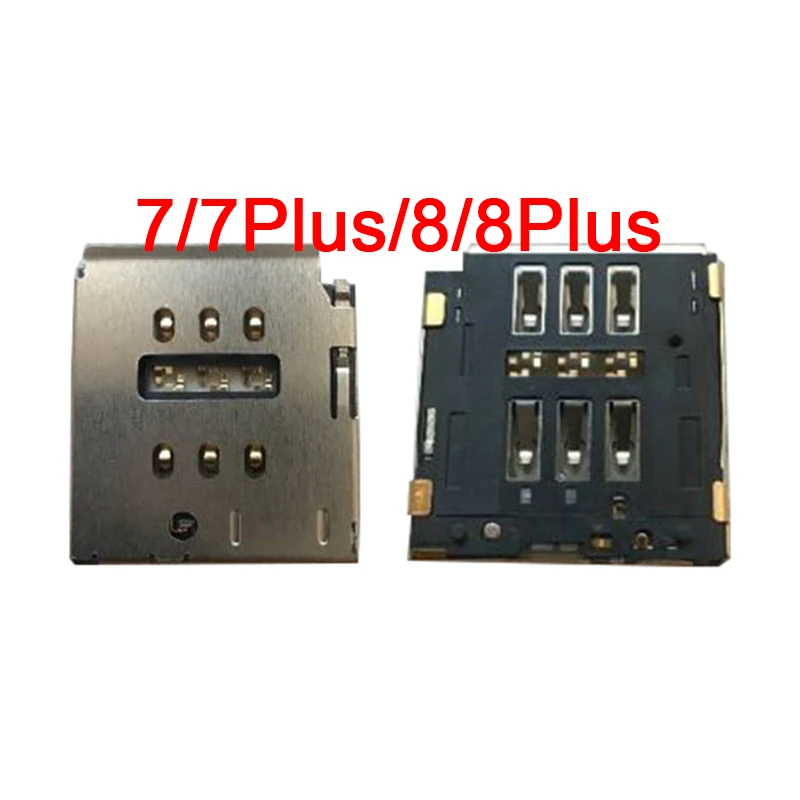 Внутренний Nano SIM кардридер адаптер для iPhone X XR 5 5S 5C слот для sim-карты гнездо для iPhone 6 6S 7 8 Plus запасные части