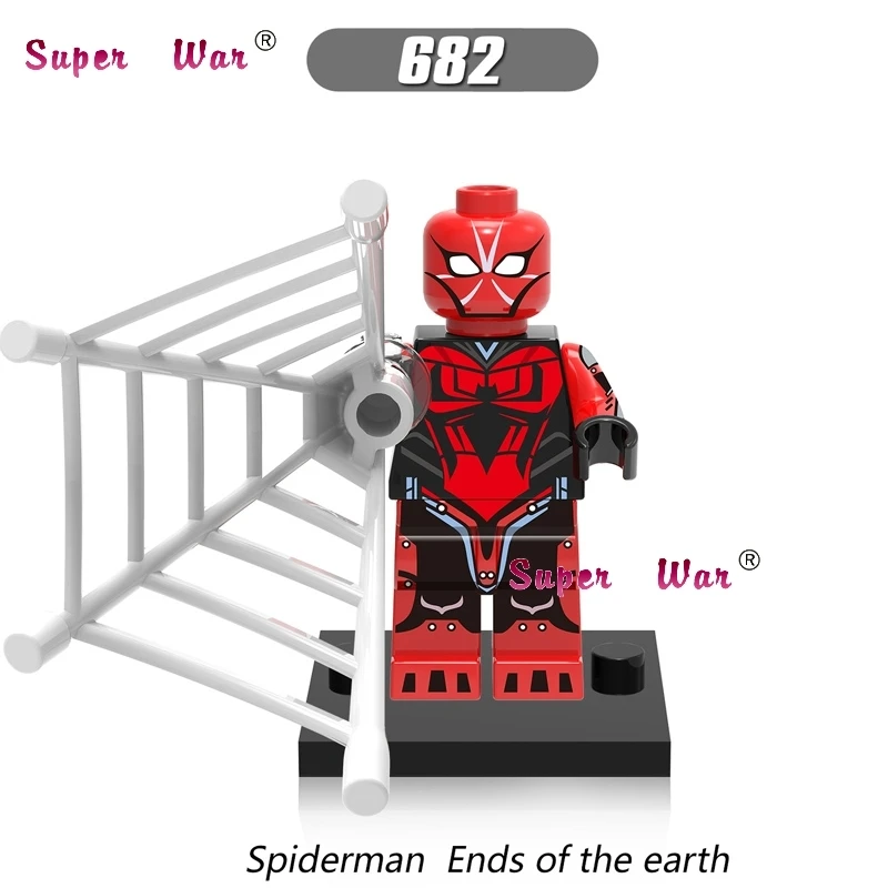 

1PCS super heroes Spider-Man Homecoming vs Iron Man building blocks models bricks hobby toys for children kits gift