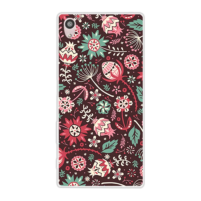 Для Sony Xperia Z5 e6603 e6633 e6653 e6683 крышка Жираф Дизайн Мягкие TPU Назад Чехол протектор для Sony Z5 Чехол ясно кремния