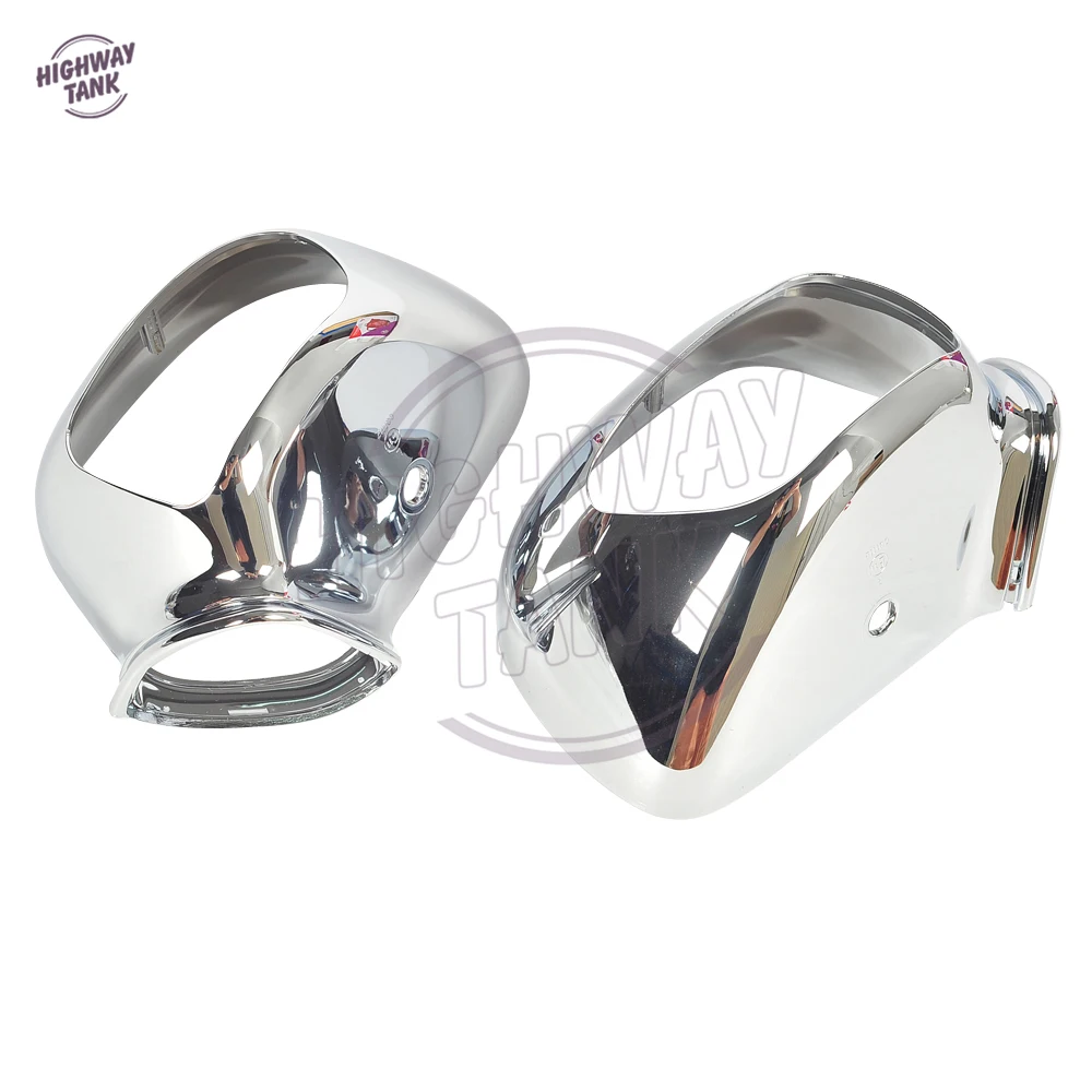 Хром мотоцикл боковое зеркало заднего вида Корпус чехол для Honda GL1800 GOLDWING 2001-2011