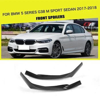 

Carbon Fiber Car Front Splitters Lip Aprons Cupwings Flaps Flags for BMW 5 series G38 M Sport Sedan 2017-2018