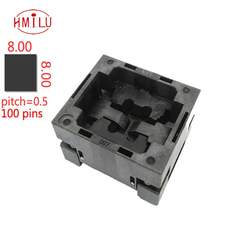 

EMMC100 BGA100 socket OPEN-TOP smart digital device GPS device flash memory data recovery burn-in test programming code