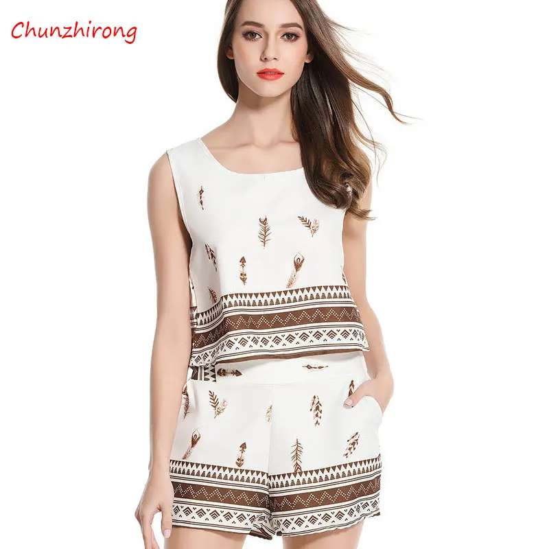 High Quality Summer Suit Set Women's Elegant 2 Piece Tops And Pants