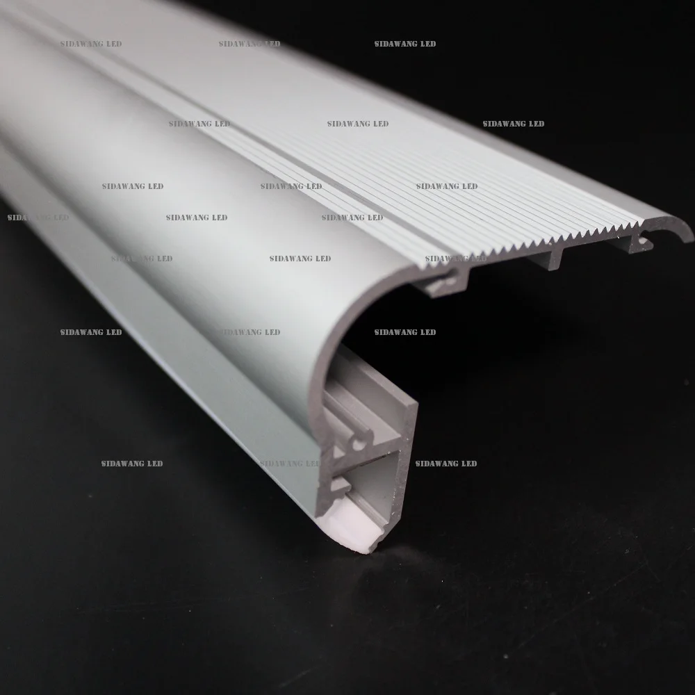 

8pcs/lot,2000mm Stair Led strip Aluminum channel, Aluminum led profile for stairs lighting with PMMA Opal Matte Diffuser SDW024