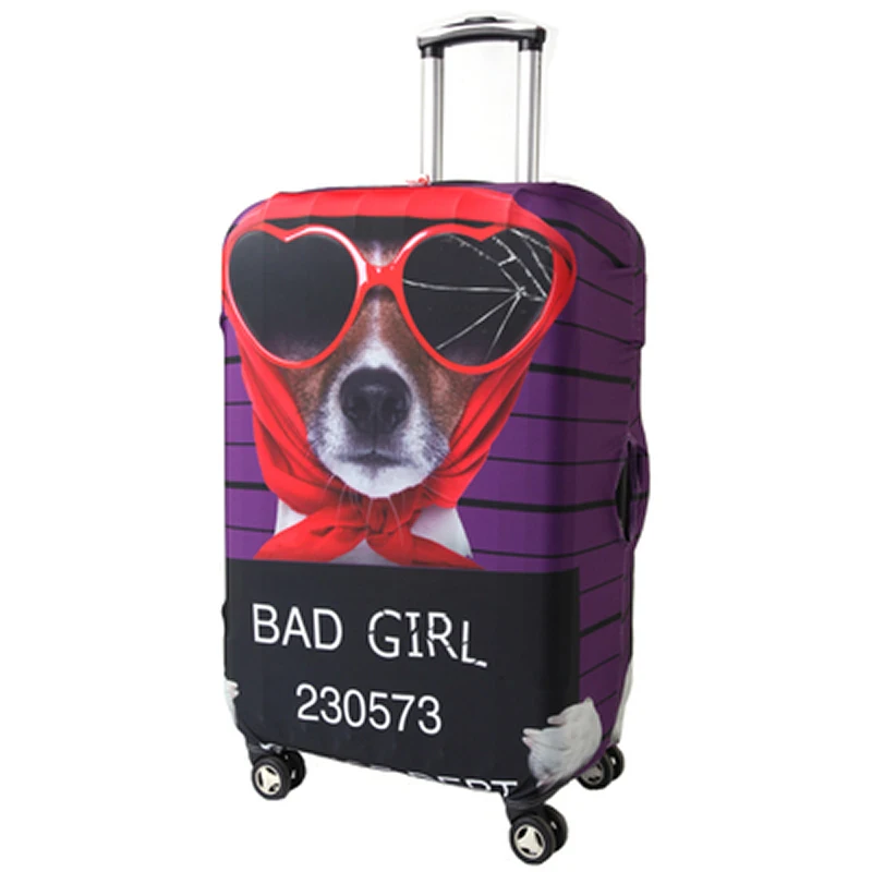 Fashion Modern Dog Design Luggage Covers 20/22/24/26/28/30' Elastic