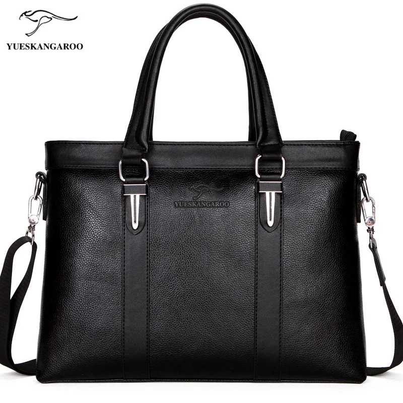 YUES KANGAROO Brand Men Bag Casual Business Briefcase Man lunch