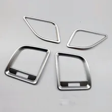 Para mazda CX-5 cx 5 cx5 ke 2012 2013 2014 2015 2016 chrome ventilação de ar guarnição da capa estilo do carro adesivo acessórios interiores