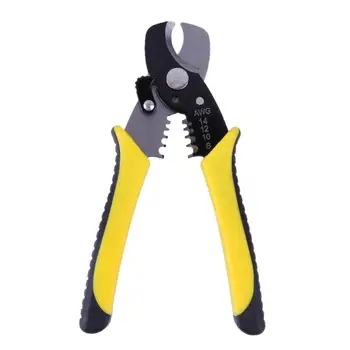 

Multifunction Wire Stripper Cable Crimping Stripping Plier Flat Mouth Hand Wire Cutting Scissor Tool 9-16 mm Hand Tools