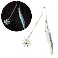 Творческий световой солнца закладки этикетки узнать чайник перо закладки канцелярские Медь закладки подарок