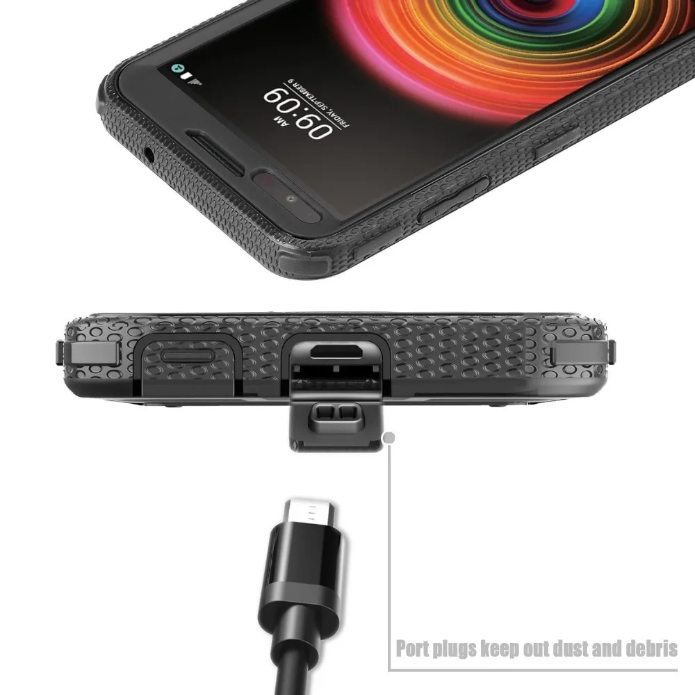 YumQua чехол Гибридный сверхпрочный Прочный для телефона LG X Power 2 / Charge K210 K220 K220DS K220Y 5